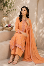 Peach Blossom Kurta Set