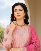 Blush Rose Embroidered 3-Piece Suit